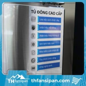 Tủ đông đứng 4 cánh THFansipan THTDD-4C1050 6 Tủ Đông Inox 4 Cánh TH Fansipan