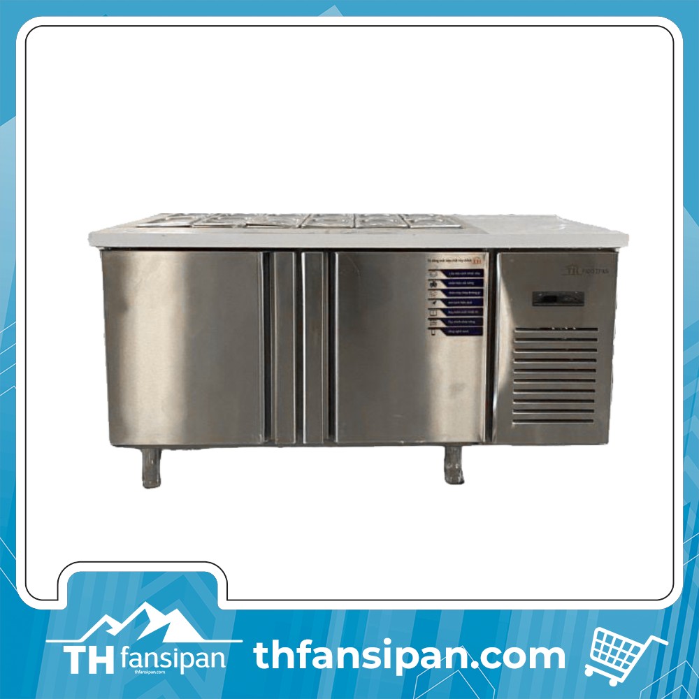 Tủ bàn salad 12 khay THFansipan THBSL-12K1800 1 Tủ bàn Salad THBSL-1800